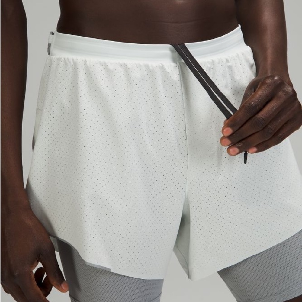 Mens Lululemon Lightweight Lined Running Short 4”